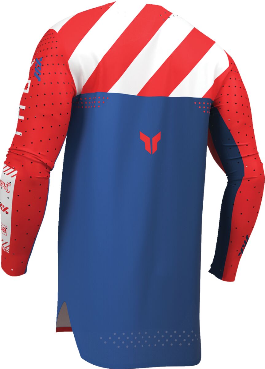 THOR SPORTMODE Synth Crosströja Blå/ Röd/ Vit - 2