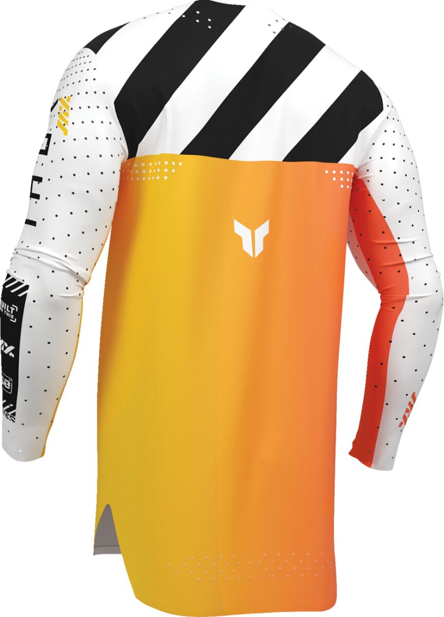 THOR SPORTMODE Synth Crosströja Svart/ Orange/ Vit/ Gul - 2