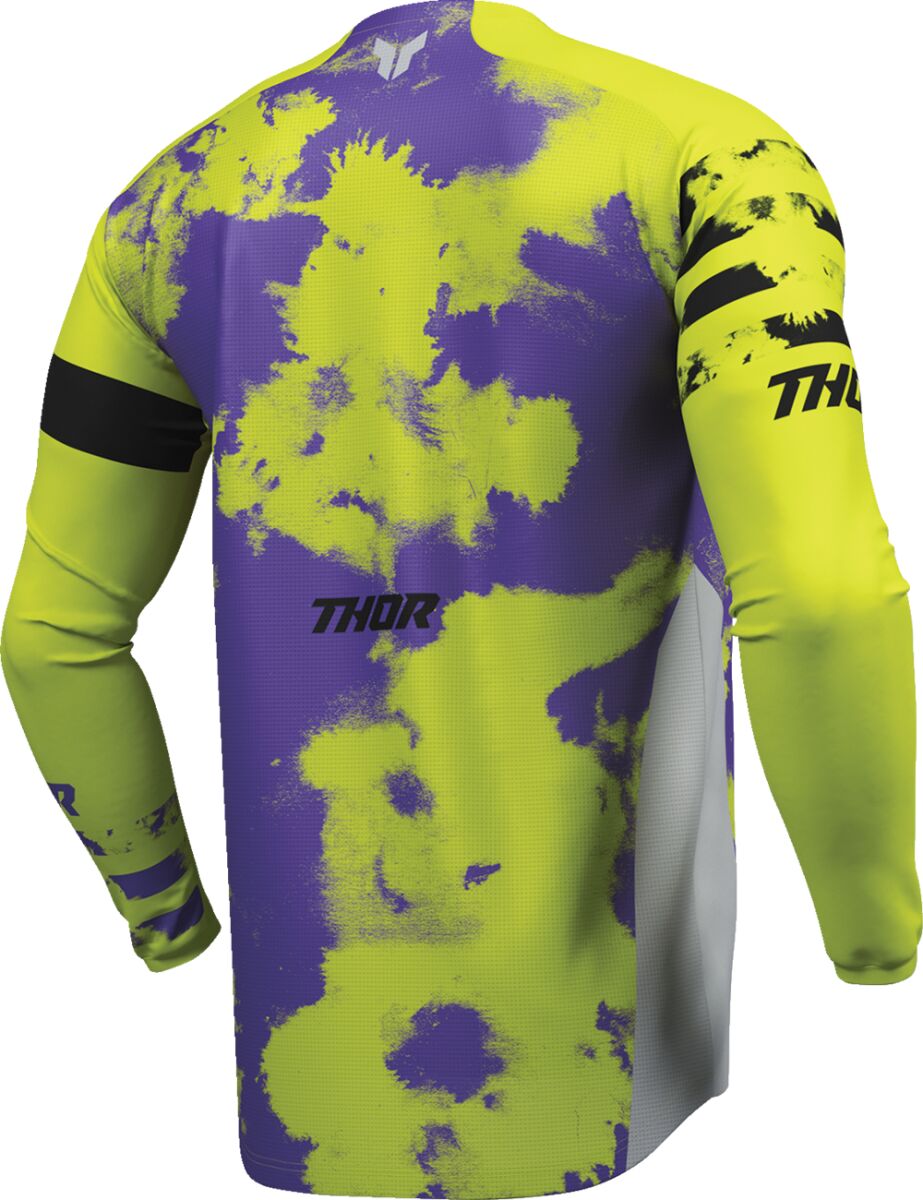 THOR LAUNCHMODE Bleach Crosstrøje Acid/ Sort/ Grå/ Lilla - 6