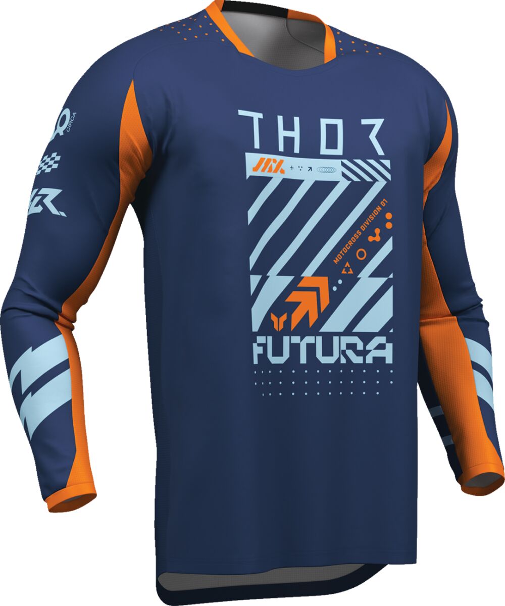 THOR LAUNCHMODE Futura Crosströja Blå/ Blå/ Orange