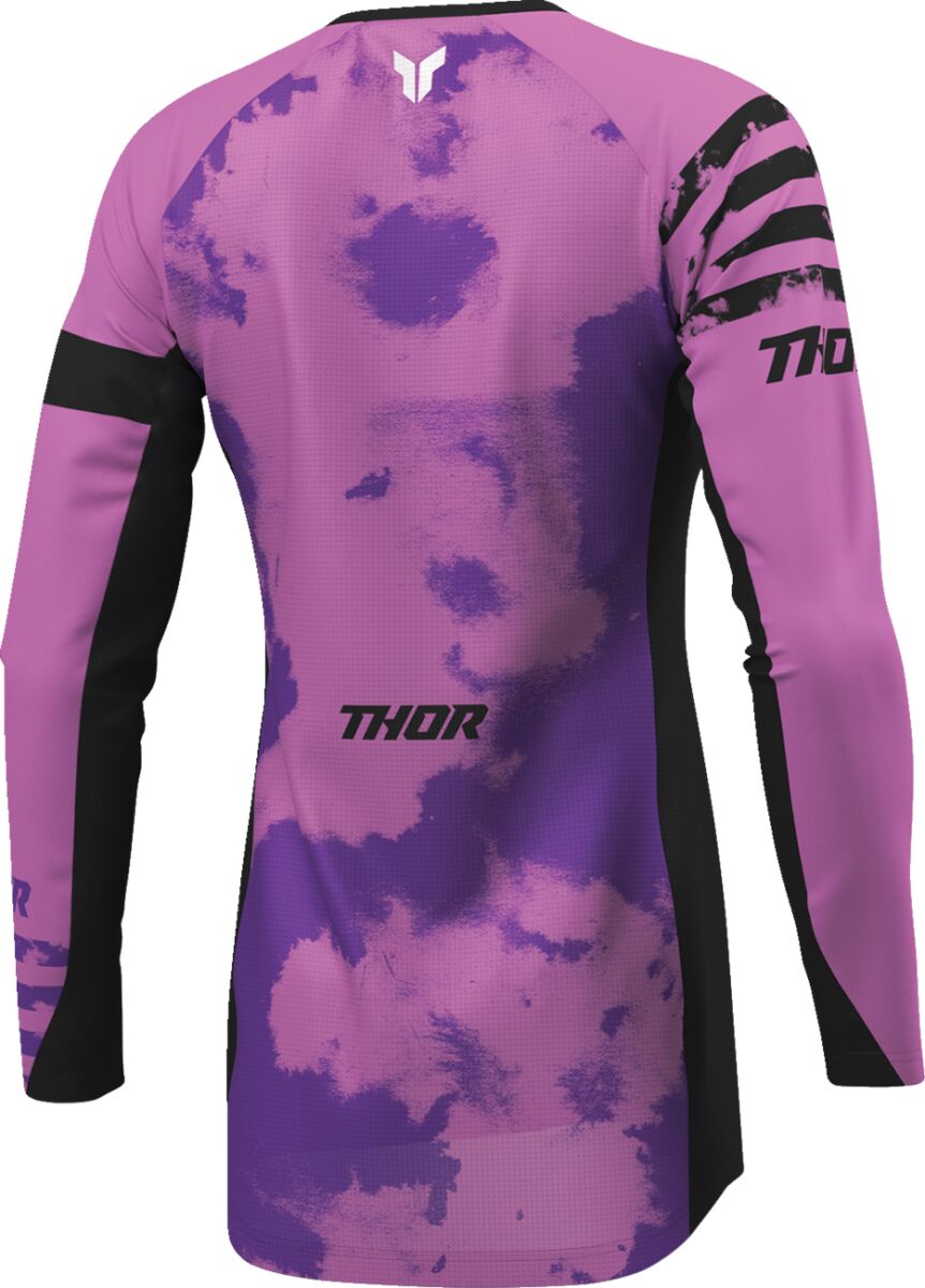 THOR Women's LAUNCHMODE Bleach Crosströja Svart/ Lila/ Vit - 4
