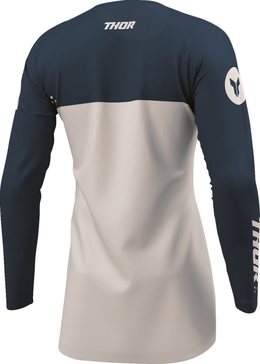 THOR Women's RIDEMODE Menace Crosströja Grå/ Midnight Blue - 3