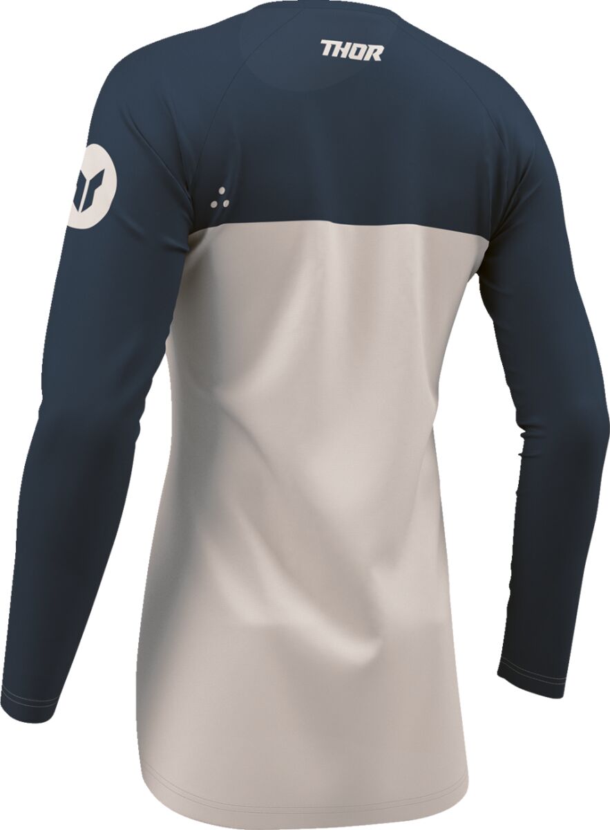 THOR Women's RIDEMODE Menace Crosströja Grå/ Midnight Blue - 4