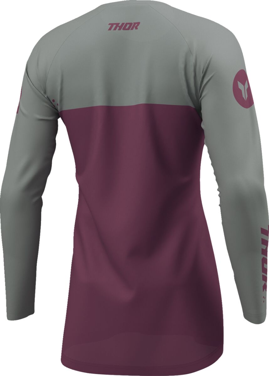 THOR Women's RIDEMODE Menace Crosströja Grå/ Lila - 3
