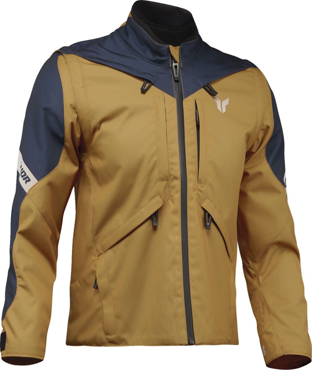 THOR Women's Terrain Jacket Brown/ Midnight Blue Terrain - 3