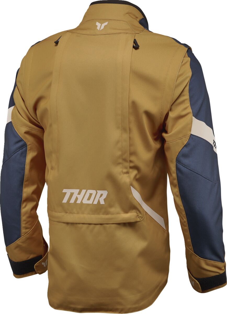 THOR Women's Terrain Jacket Brown/ Midnight Blue Terrain - 2