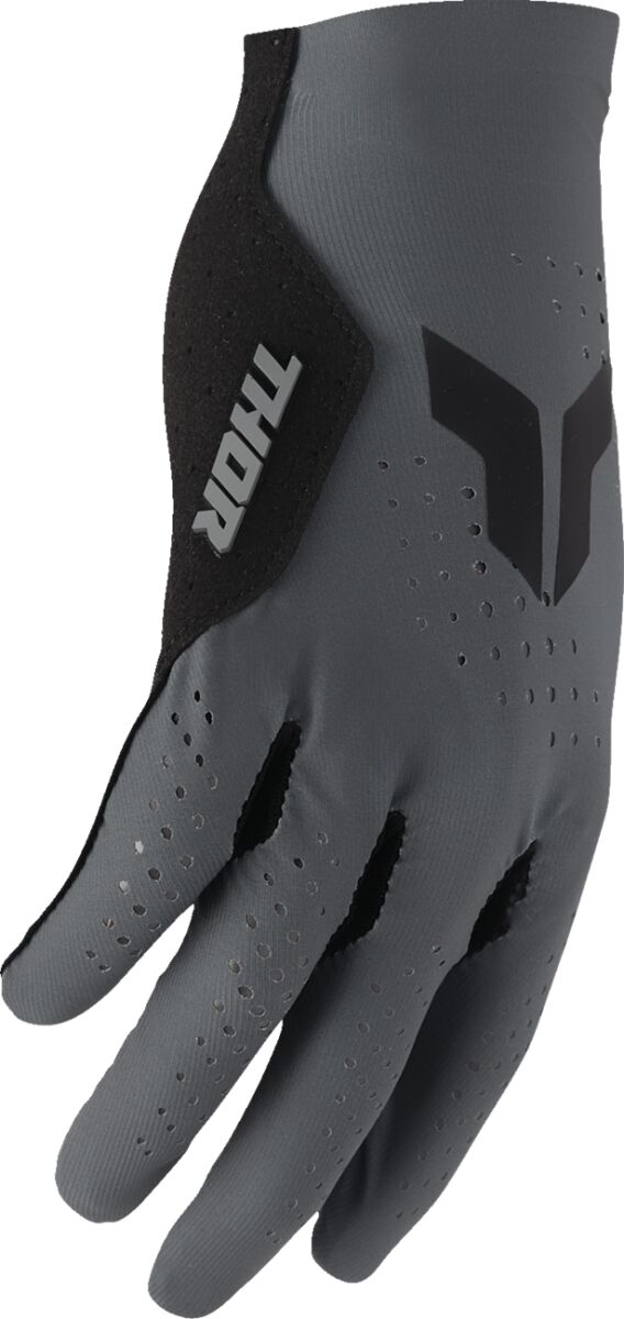 THOR SPORTMODE Vented Iconic Crosshandskar Svart/ Charcoal - 3