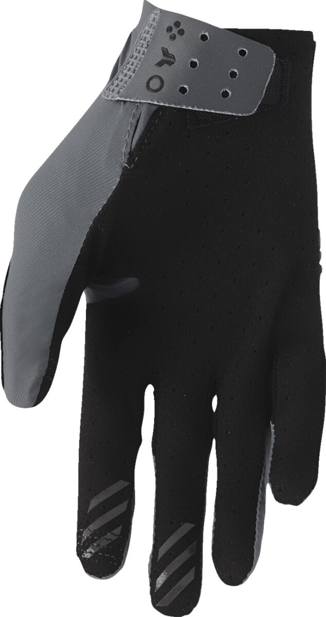 THOR SPORTMODE Vented Iconic Crosshandskar Svart/ Charcoal - 2