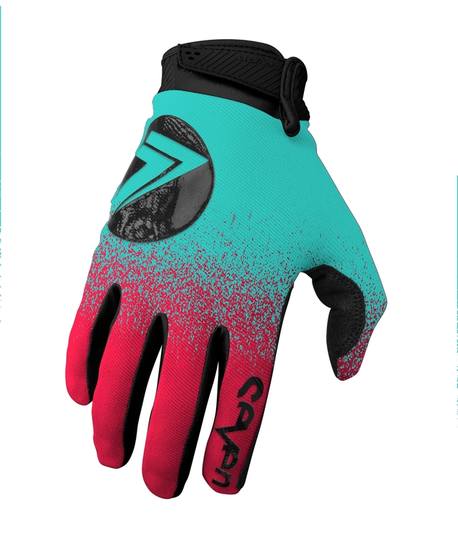 SEVEN Annex 7 DOT Handschoenen - Flo Red/Blue