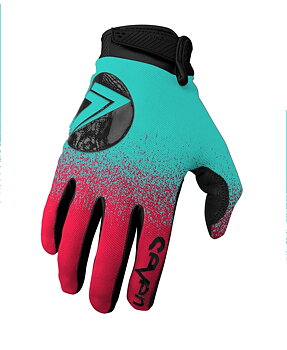 SEVEN Annex 7 DOT Gants - Flo Red/Blue