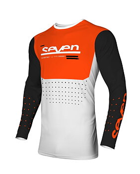 SEVEN Vox Aperture Jersey Youth - White/Orange