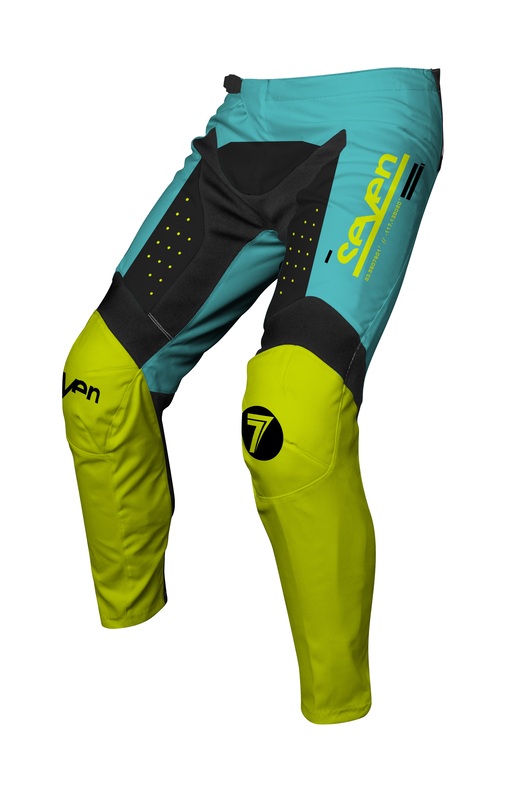SEVEN Vox Aperture Pantalon Cross - Flo Yellow Blue