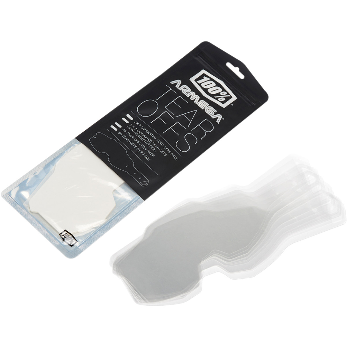 100% Armega Tear Offs, 50 pack