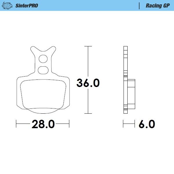 Moto-Master Racing GP SinterPRO Offroad Brake Pads