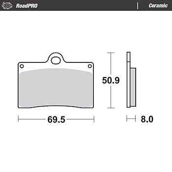 Moto-Master Ceramic Brake Pads