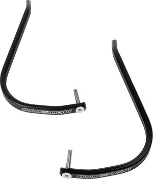 Moose Racing Hard-Parts Schwarze Evo 2 Schmutzabweiser mit konischen Klemmen