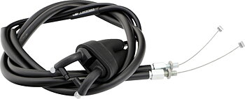 Cable de acelerador de vinilo negro Moose Racing Hard-Parts