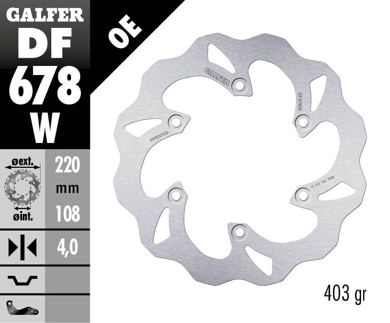 Galfer Wave® Brake Rotor