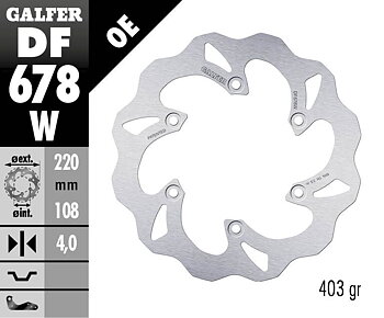 Galfer Wave® Brake Rotor