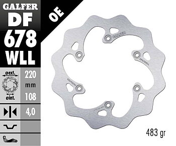 Galfer Wave® Brake Rotor