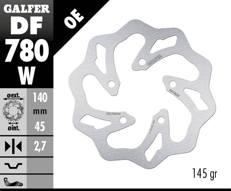 Galfer Wave® Takajarrulevy