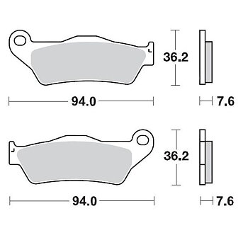 Plaquettes de frein Moto-Master