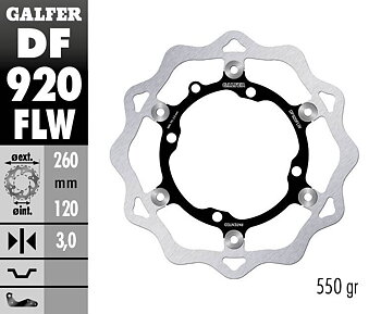 Galfer Wave® Takajarrulevy