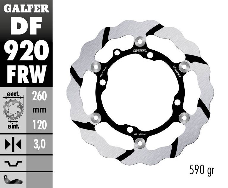 Galfer Wave® Takajarrulevy