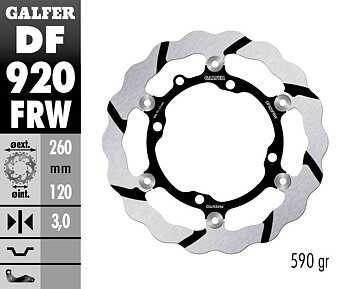 Galfer Wave® Takajarrulevy
