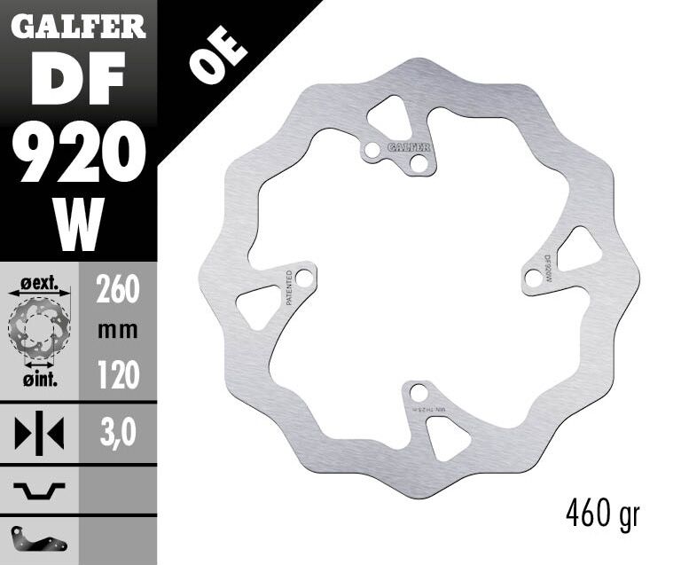 Galfer Wave® Brake Rotor