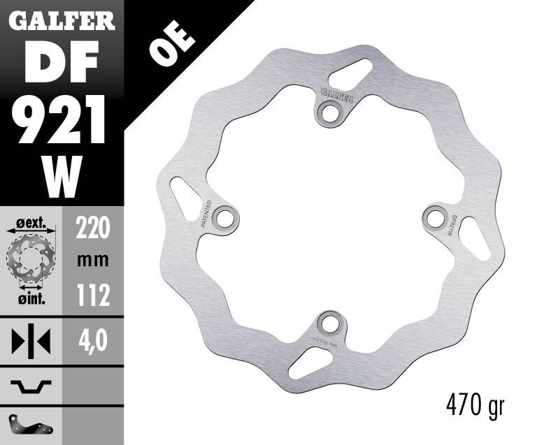 Galfer Wave® Brake Rotor
