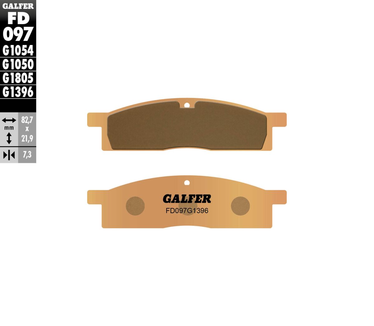 Galfer HH Sintered Brake Pads - 2