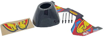 Kit de tapa final de repuesto RCT EXTERNAL CARBON FMF