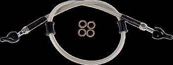 Moose Racing Hard-Parts Stainless Steel Braided Brake Line