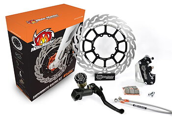 Moto-Master Supermoto Racing Kit Sort / Silver / Stainless Steel