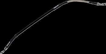 Latiguillo de freno trenzado de acero inoxidable Moose Racing Hard-Parts