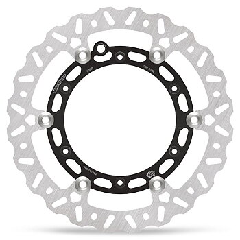 Nitro Series Floating Rotor Moto-Master Nero / Argento