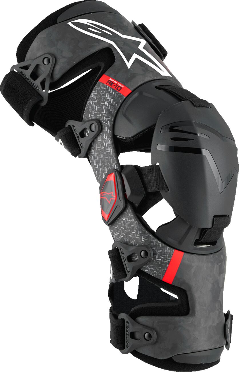 Alpinestars Supertech RK-10 Plasma Knee Braces Svart/ Röd