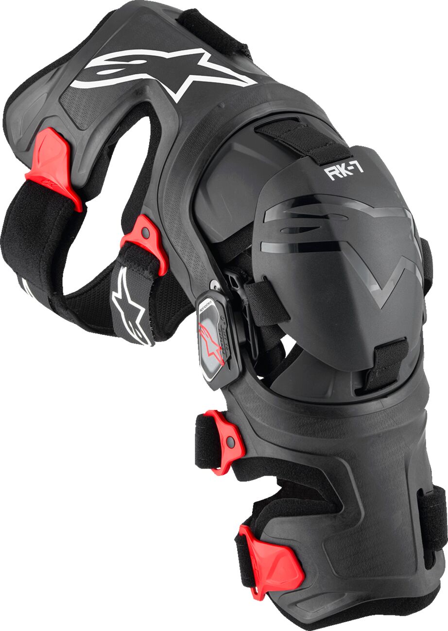 Alpinestars RK-7 Plasma Knee Braces Schwarz/ Rot