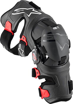 Alpinestars RK-7 Plasma Knee Braces Svart/ Röd
