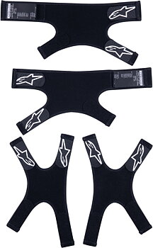 Alpinestars RK-10 PLASMA X-STRAP Replacement Set Svart