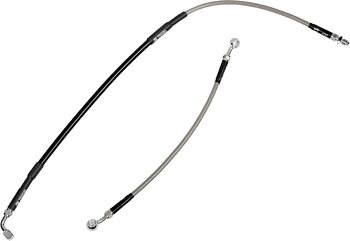 Latiguillo de freno trenzado de acero inoxidable Moose Racing Hard-Parts