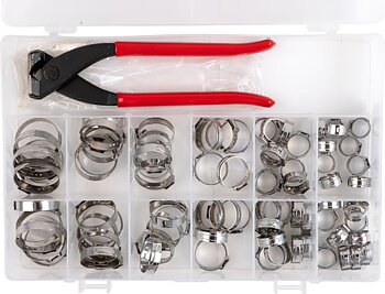 Kit de colliers à oreilles avec pince à mâchoires Moose Racing Hard-Parts