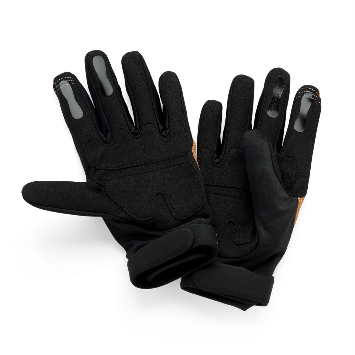 100% Langdale Gloves Black/ Tan - 2