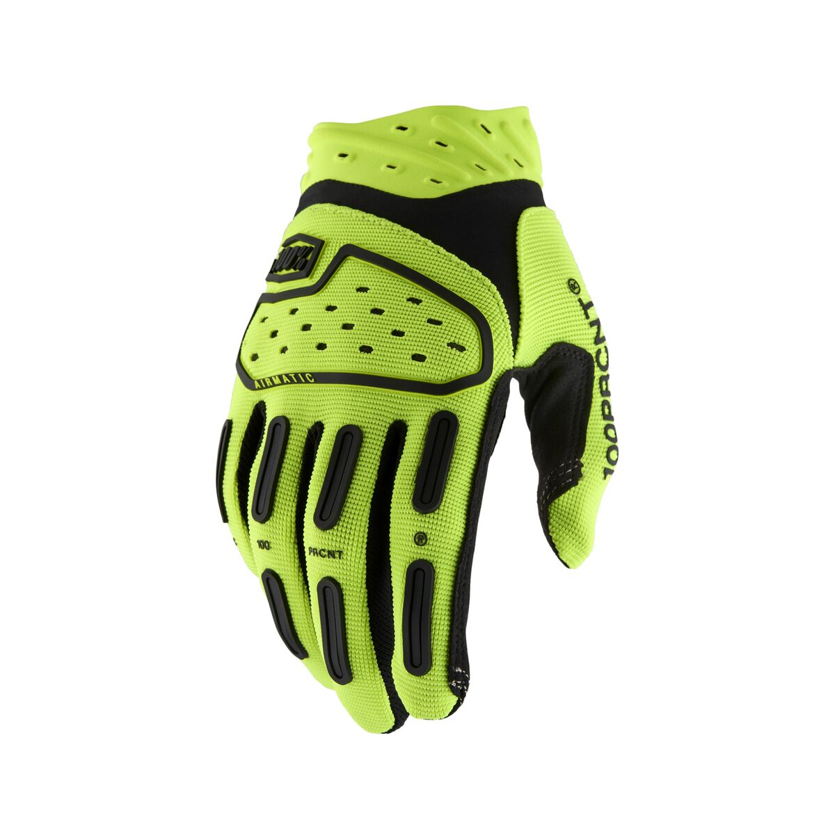100% Airmatic 2 Gloves Hi-Vis Gul