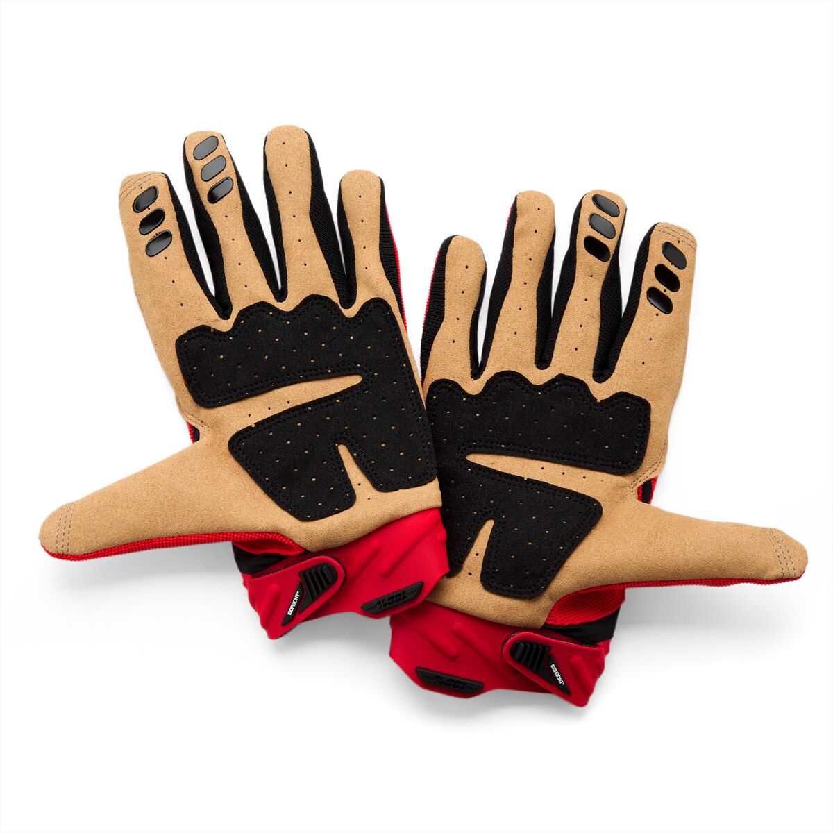 100% Airmatic 2 Gloves Black/ Red - 2