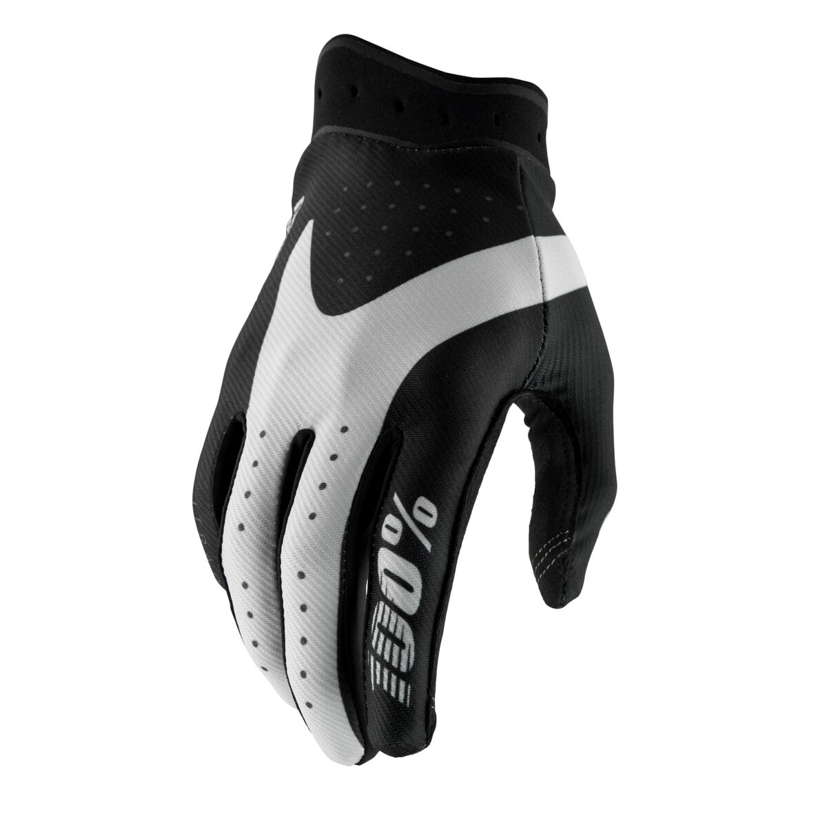 100% iTrack Gloves Svart/ Vit