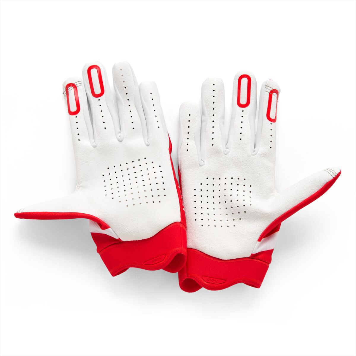Guantes iTrack 100% Rojo/ Blanco - 2