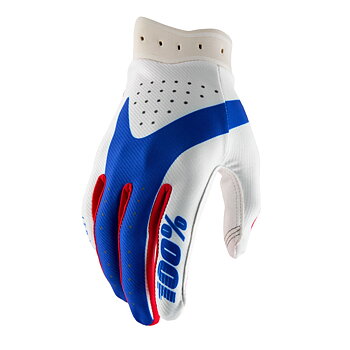 100% iTrack Gloves Blå/ Röd/ Vit