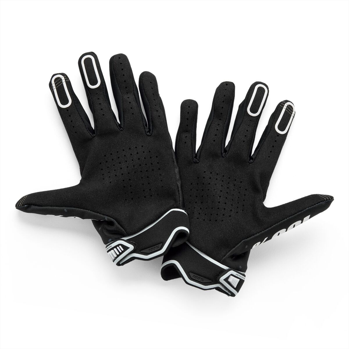 100% Ridefit Glove Svart - 2